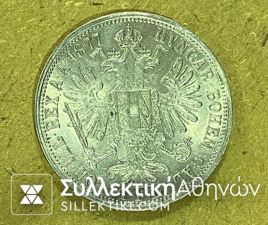 ΑΥΣΤΡΙΑ 1 Forin 1877 UNC