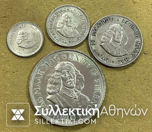 SOUTH AFRIKA 4 Silver Coins