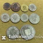 SWITZERLAND 10 Differnt Coins 1971-1994 AU