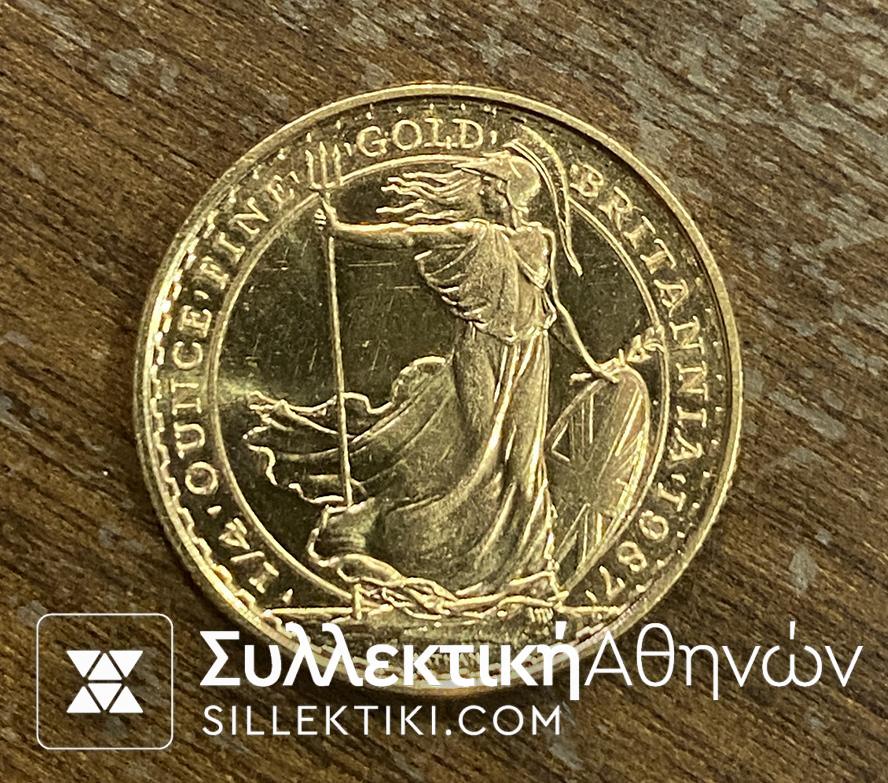 GR. BRITAIN 25 Pounds 1987 AU