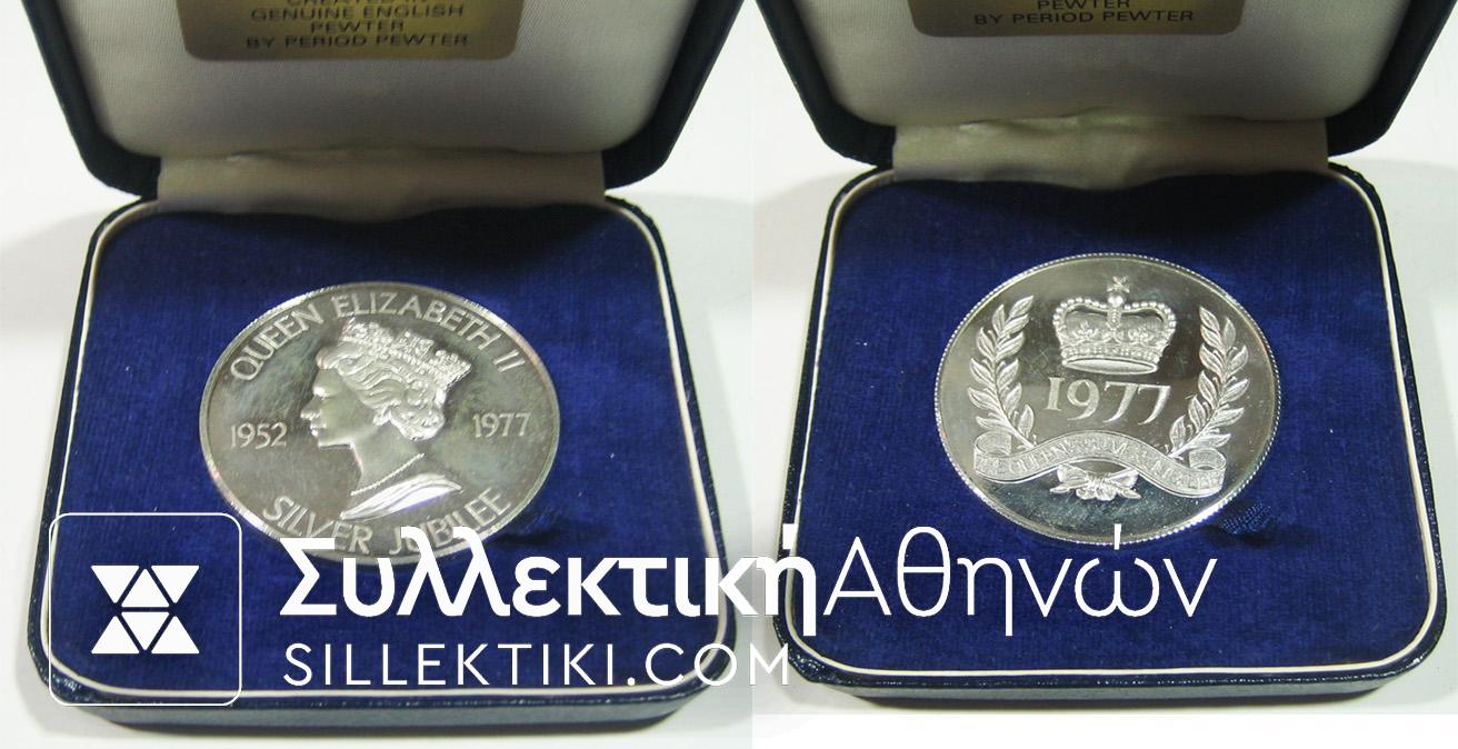 Silver Com. Medal Of Silver Jubilee 1977
