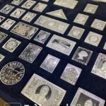 Collection of 36 Silver Stamps