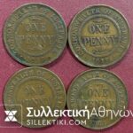 ΑΥΣΤΡΑΛΙΑ 4 Διαφορετικές Πένες (1913-1917-1919-1921) VF-XF