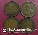 AUSTRALLIA Lot Of 4 Different Penny -(1913-1917-1919-1921) VF-XF
