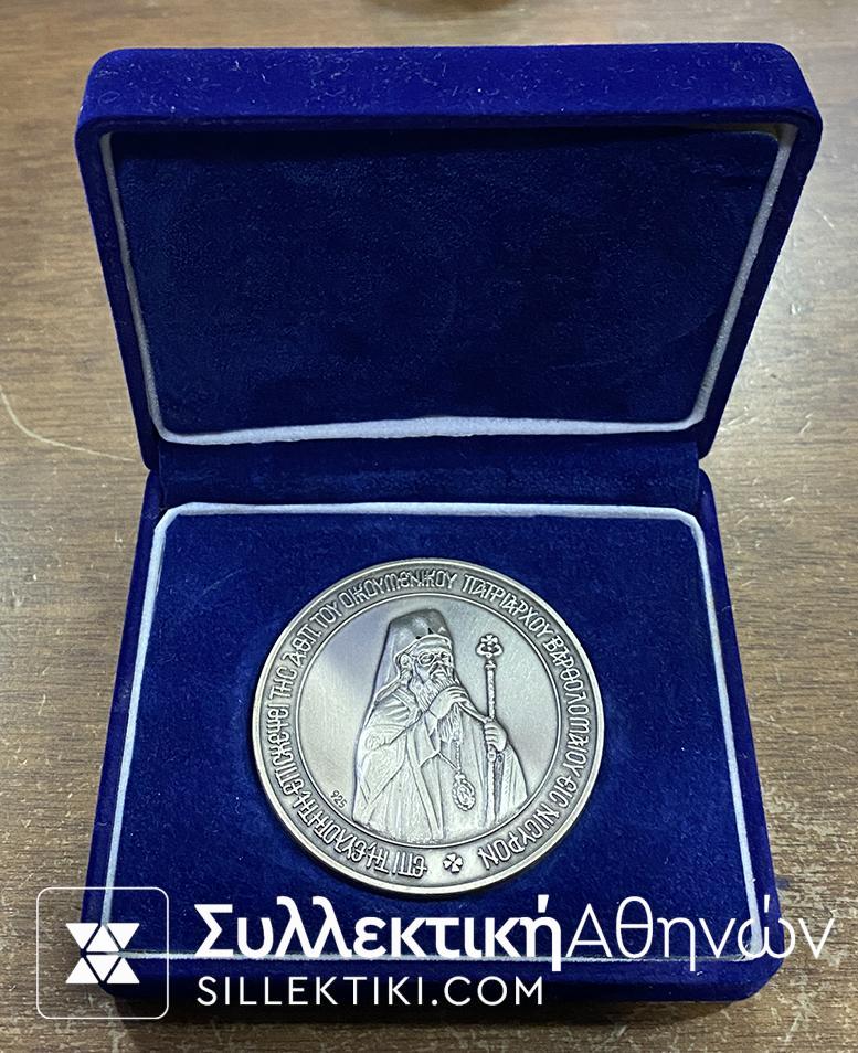 SILVER Religius Greek Medal Commemorative