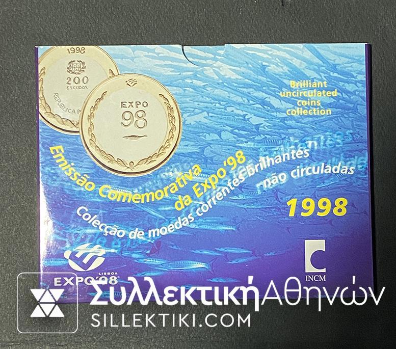 ΠΟΡΤΟΓΑΛΙΑ Σετ νομισμάτων επίσημα 1998 EXPO 98