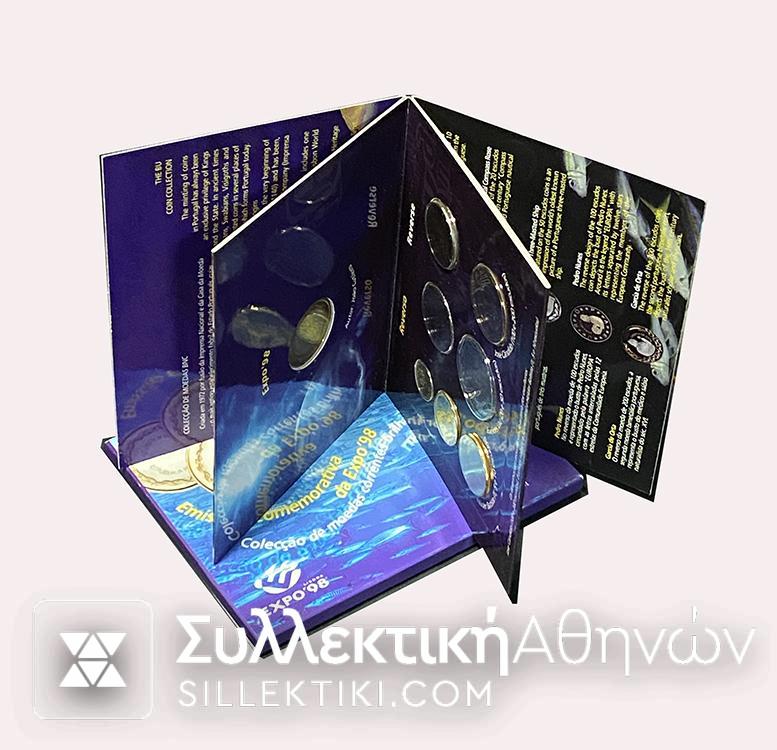 PORTUGAL EXPO 98 set coins 1998