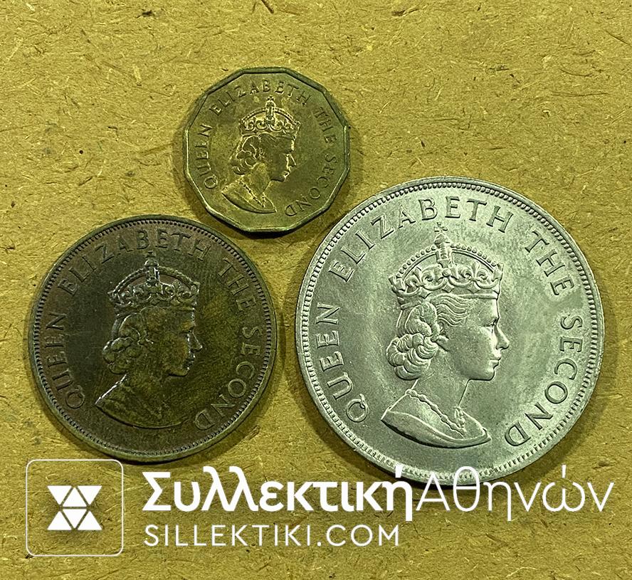 JERSEY Set -(3) 1/12 Shilling