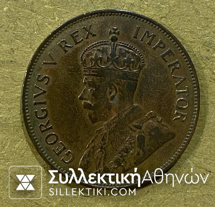 CYPRUS 1 Piastra 1930 UNS