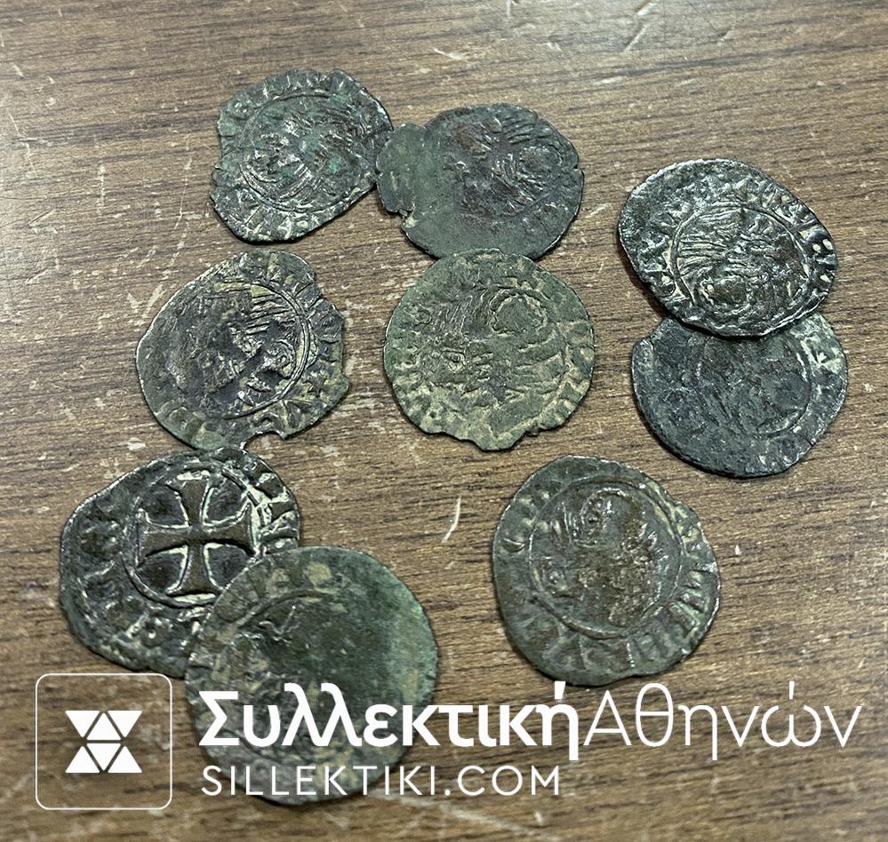 ITALY - VENICE 9 Pcs Tornezzeli etc