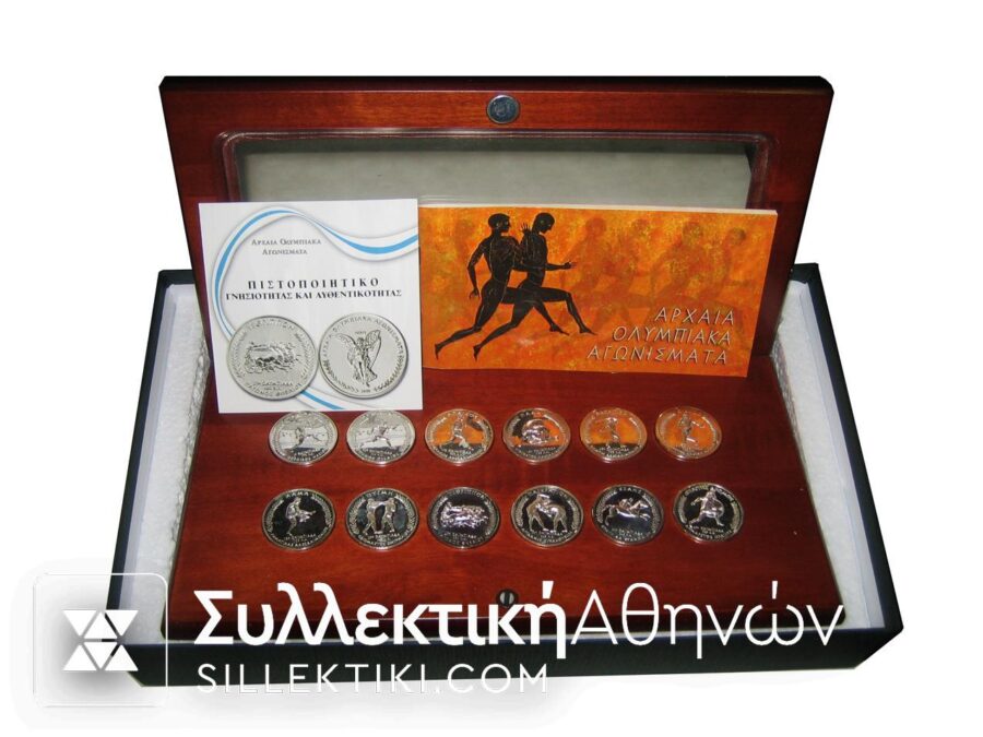 Collection of 12 Silver Medal of Olympic Games
