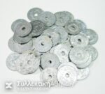 Lot of 50 aluminium coins