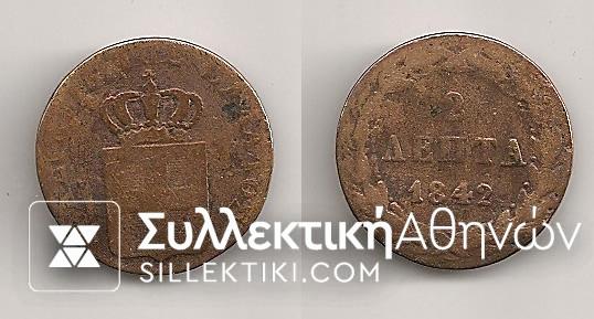 2 Lepta 1842 F