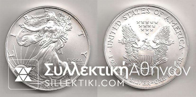 USA Silver Dollar 2005 UNC