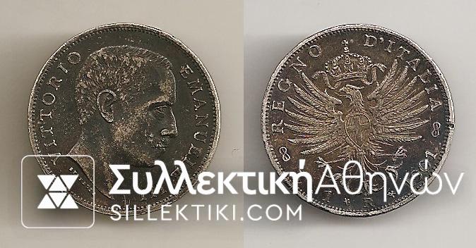 ITALY 1 Lire 1901 AXF