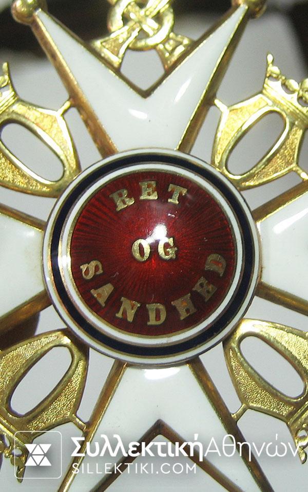 ΝΟΡΒΗΓΙΑ Μεγαλόσταυρος Order of St. Olav ΟΛΟΧΡΥΣΟ