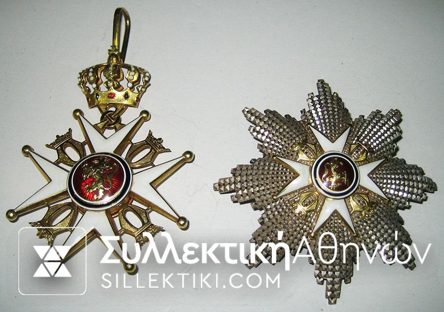 NORWAY Order Of St. Olav in GOLD