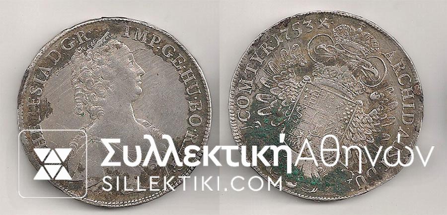 ΑΥΣΤΡΙΑ Thaler Theresia 1753 AVF