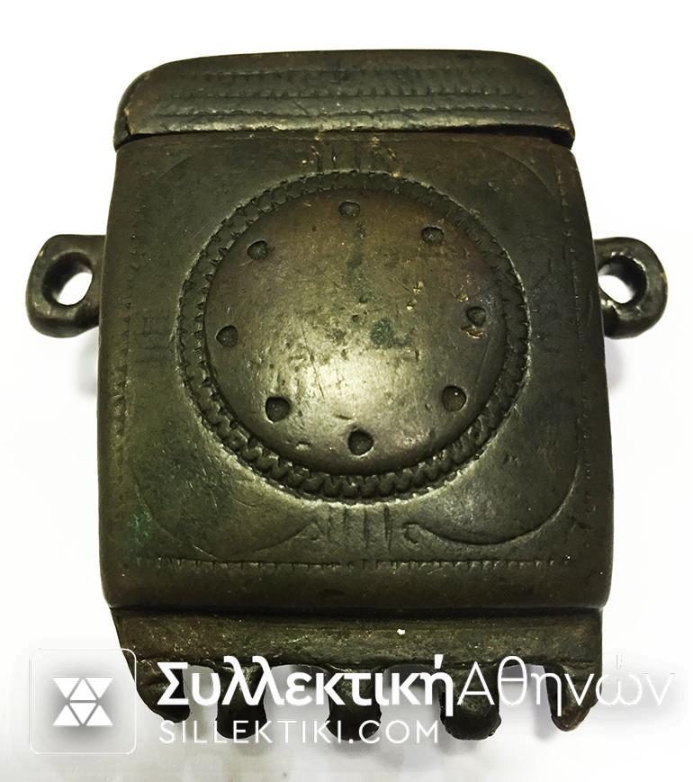 Bronze gunpowder case of 19th century