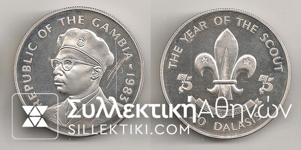 GAMBIA 20 Dalasis 1983