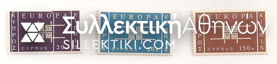 CYPRUS Europa series 1963 **