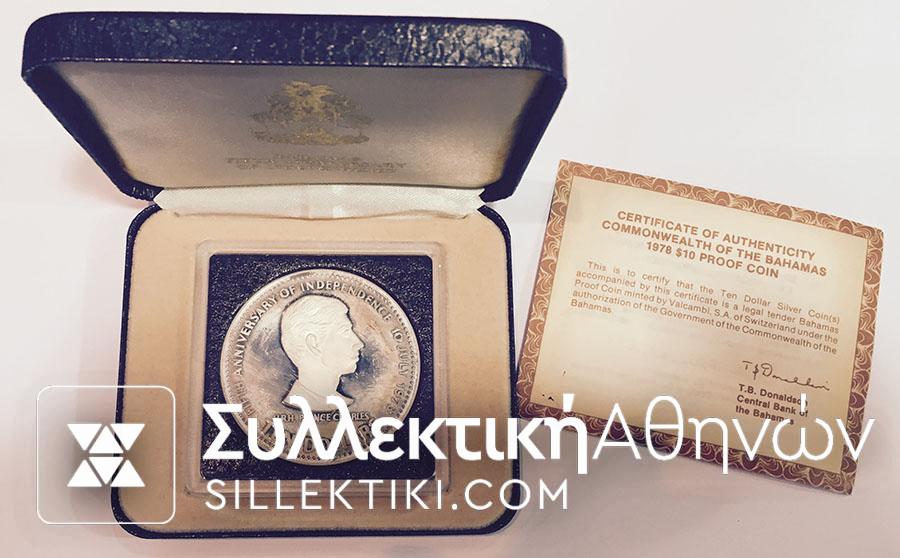 ΜΠΑΧΑΜΕΣ 10 Δολάρια 1978 Proof