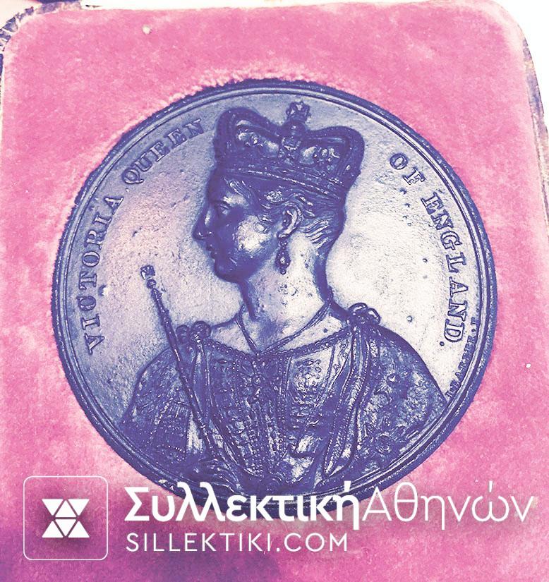 GR. BRITAIN Rare medal with Victoria 1838
