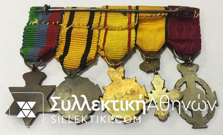 Μπαρέτα με 5 μινιατούρες