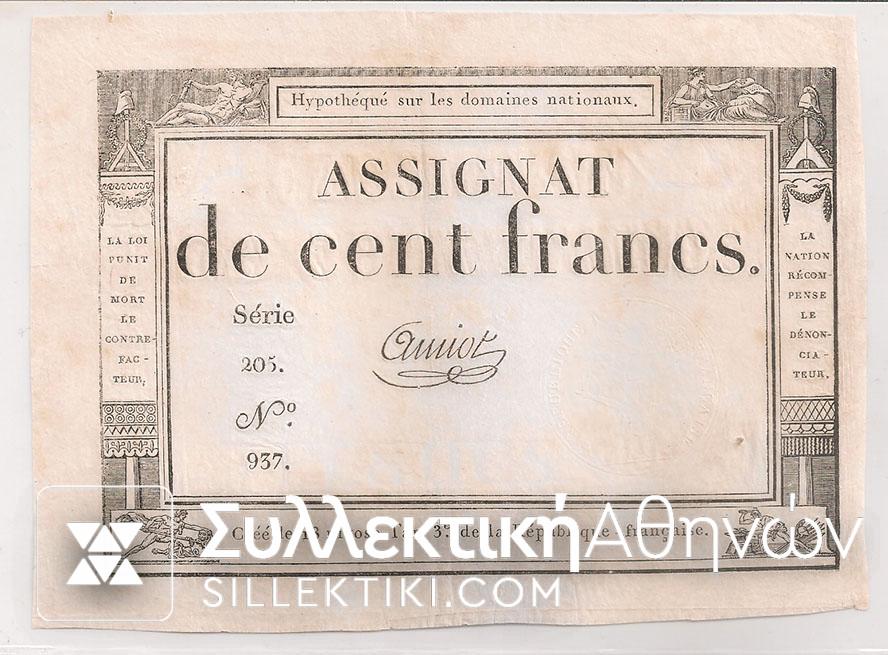 ASSIGNAT 100 Franks UNC