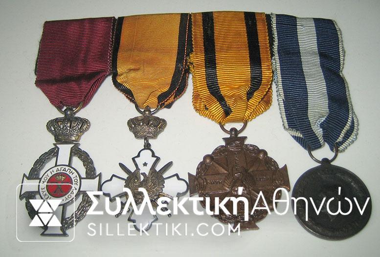 Bar of 4 Medals