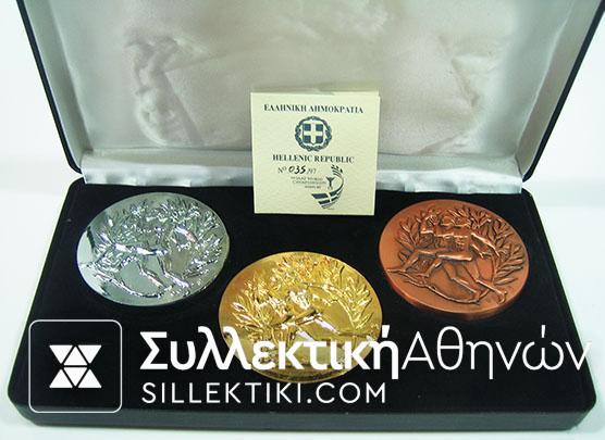 Set 3 Medals FIFA World CHAMPIONIST ATHENS 1997
