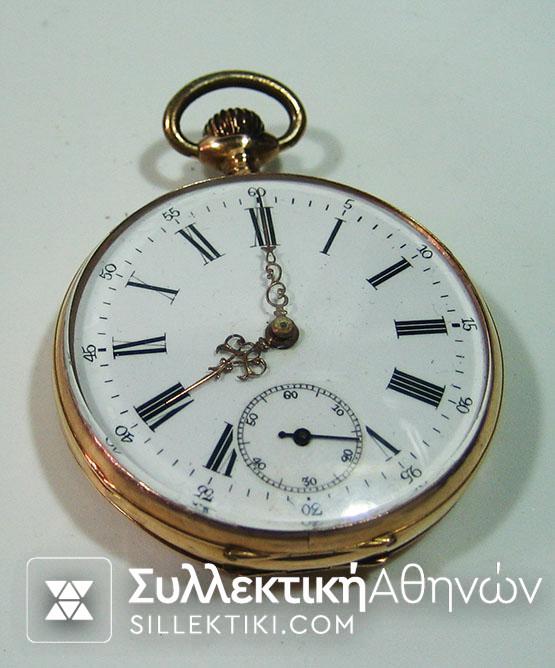GOLD POCKET WATCH