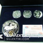 SPAIN 4 X SILVER EURO COINS PROOF