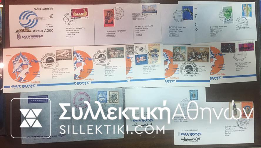 Collection of 14 Cover Firrst Flight