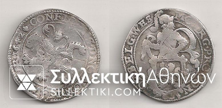 NETHERLAND Lion Thaler 1642 F