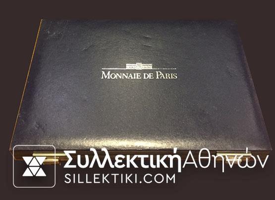 ΓΑΛΛΙΑ Κασετίνα με 8 Χ 10φραγκα και 1 Χ 1 Φράγκπο 1998 για το Παγκόσμιο κύπελο