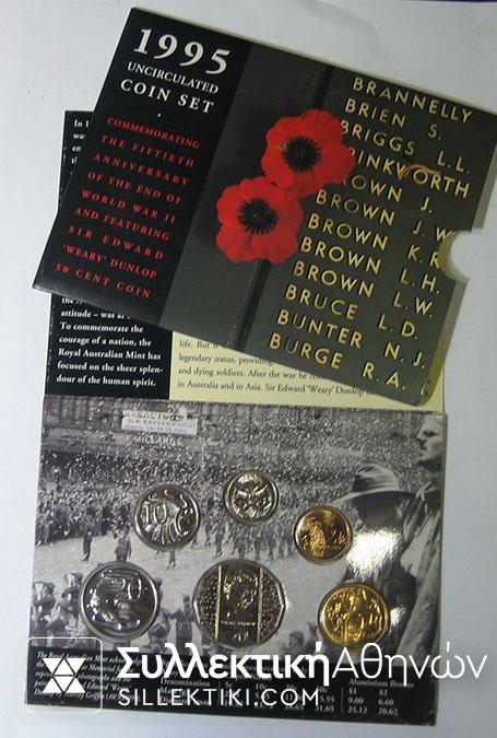 AUSTRALIA SET 1995 UNC