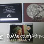 GR. BRITAIN 3 X 5 Pounds 2000-01-02 Proof