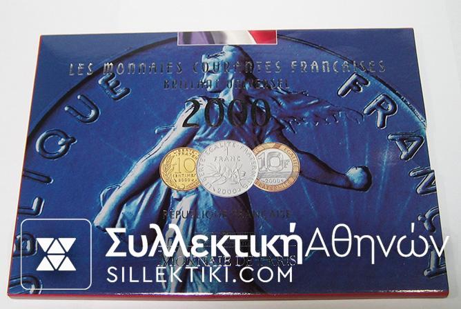 FRANCE 2000 Set UNC