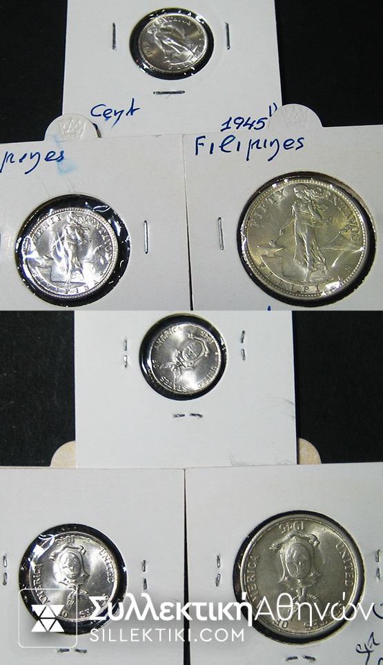 PHILIPPINES Set (3) of 10