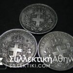 ITALY 3 x 20 Cents 1918-1919-1920 VF+