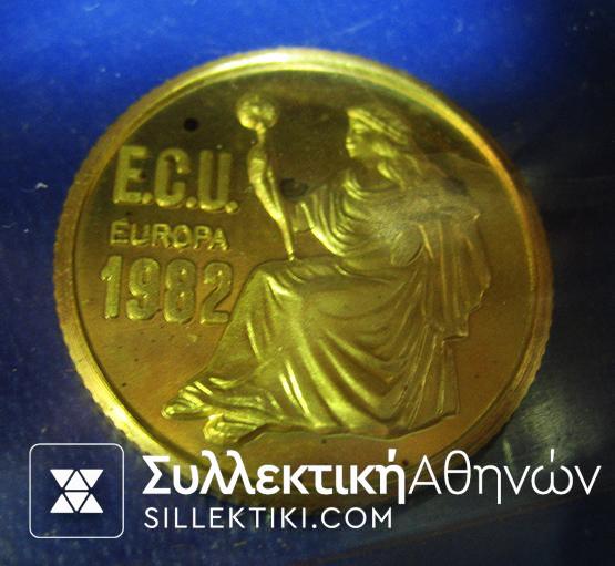 Gold and Silver Commemorative ECU