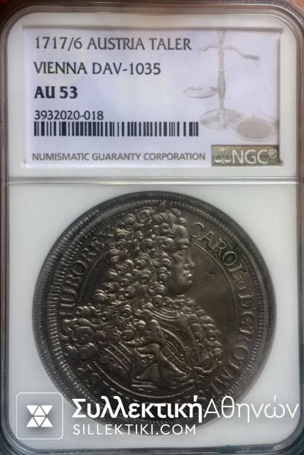 AUSTRIA Thaler 1717 AU53
