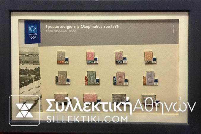Frame of Olympic Pins 2004 "Olympic Games of 1896"