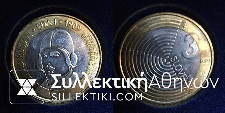 SLOVENIA 3 Euro 2009 AU