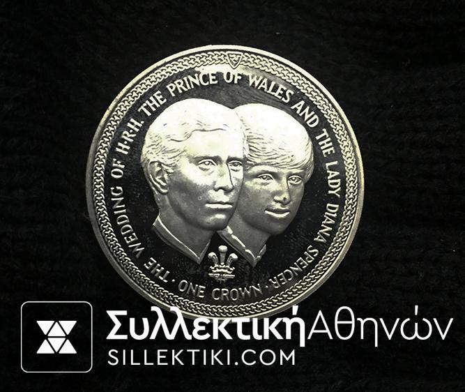 ISLE OF MAN 1 Crown 1981 Proof