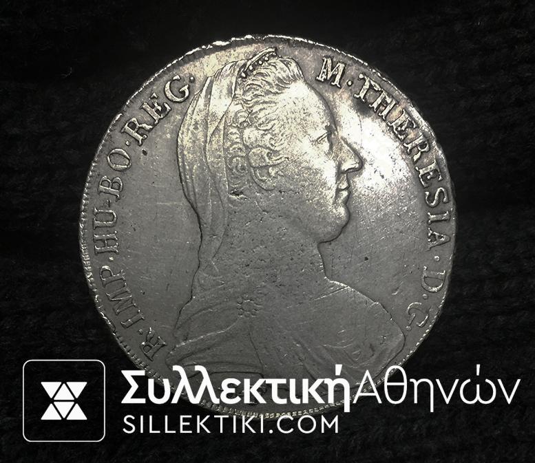 AUSTRIA Thaler 1780 (Theresia) ORIGINAL VF