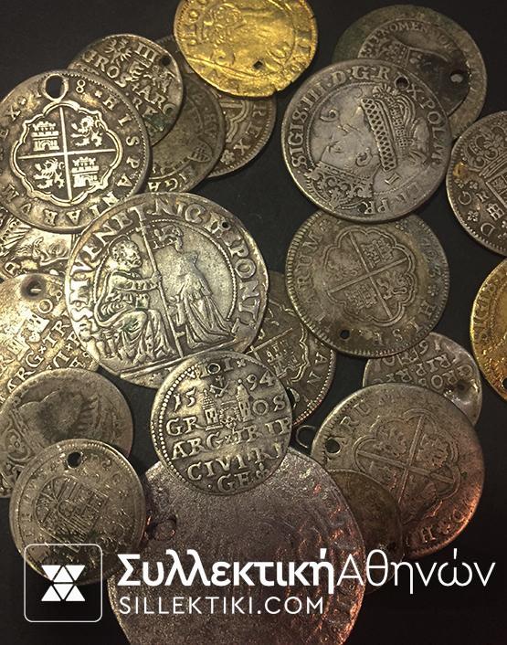 Nice lot with coins from 16th to 18th Century