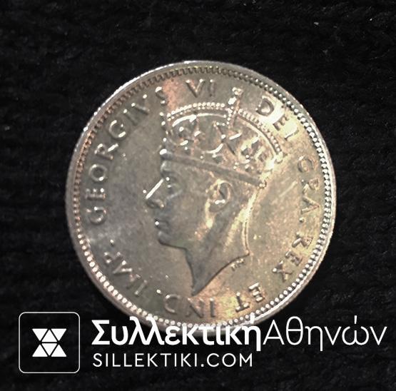 CYPRUS 9 Piastre 1940 AU+++