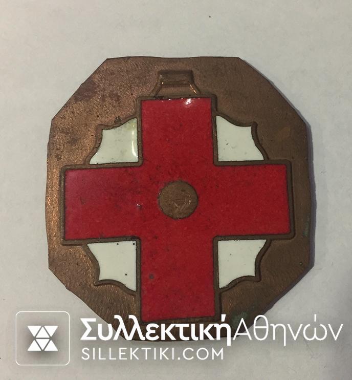 Trial of medal of Red Cross in bronze